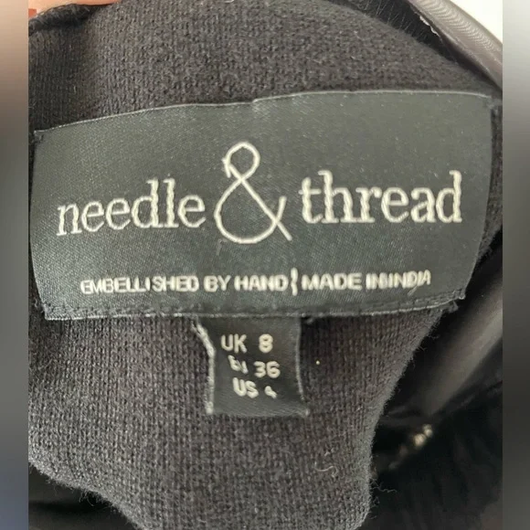 Needle & Thread black mini dress - Picture 5 of 6